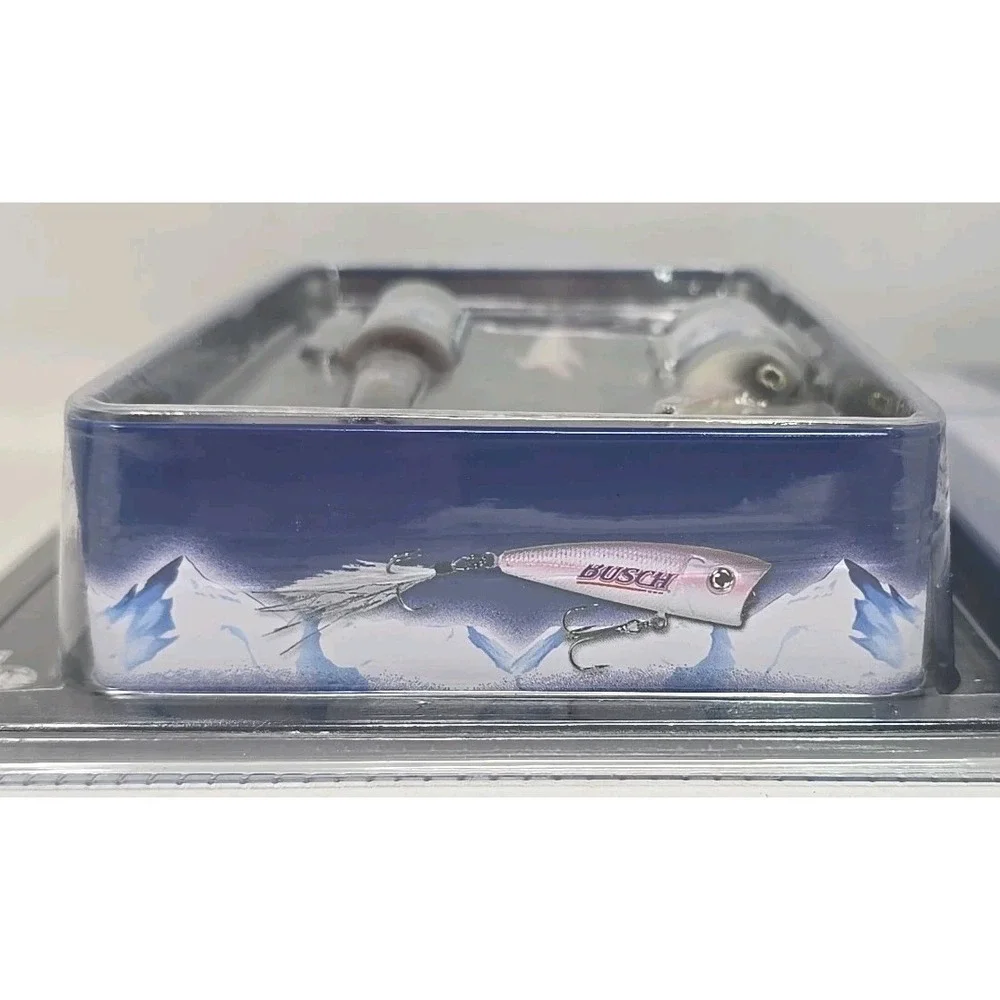 Busch Beer Advertising Fishing Lures 4 In Sealed Original Package Rare Vtg U132